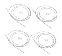 Yardwe 4 Jeux De Ficelle Cordage De Filet De Basket Panier De Basket Fixation du Filet Accessoire De Filet à Arceau Cordon De Fixation Filets De Basket Bague Fil d'acier Réseau Fixe