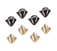 Yardwe 4 paires Embouts Métalliques pour Chaussures Or et Embouts Décoratifs pour Talons Hauts Prolongeant la Durée de Vie et Préservant l’Esthétique des Chaussures