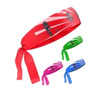 Yardwe 4 Pièces Bandeaux de Karaté pour Garçon Fille Rouge Bleu Rose Vert Accessoires pour Performances Fêtes et Compétitions de Karaté Design Unique et Artisanat de Qualité