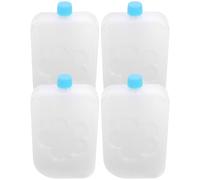 Yardwe 4 Pièces Boîte à Glaçons Réutilisable Blocs de Glace Durables pour Refroidisseur Compact et Portable Packs Glacons Congélateur Sûrs pour Ventilateur Climatiseur