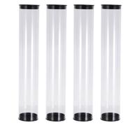 Yardwe 4 Pièces Boîte de Rangement de Balles de Golf Transparente | PC Pet, Aperçu Rapide de L’état, Usage Bureau et Maison, Style Élégant pour Golfeurs et Passionnés