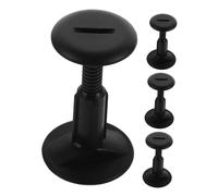 Yardwe 4 Pièces Bouchon De Laisse Imperméable Raccord De Laisse De Planche De Surf Bouche De Corde De Jambe De Surf Attachement Sup Plug Accessoire De Planche Black