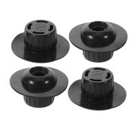 Yardwe 4 Pièces Buse de Gonflage Automatique en TPU pour Coussin Éponge | Léger, Imperméable et Peu Encombrant, pour Camping et Randonnée, Embout de Remplacement Pratique