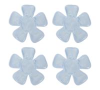 Yardwe 4 Pièces Coussin Rafraîchissant pour Casque et Casque de Chantier, Pvc et Gel, Transparent, Facile à Utiliser, pour Entraînements et Voyages