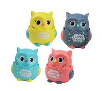 Yardwe 4 Pièces Éducatif Adorable à Pousser Design Animaux pour Garçon Fille à Presser pour Garçons et Filles et Couleurs Disponibles