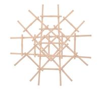 Yardwe 4 Pièces Miniature Ladder Model for Dollhouse DIY Craft Compatible Mini Furniture Accessories for Various Dollhouse Themes Portable and Sturdy Mini Ladder Set