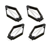 Yardwe 4 Pièces Pince à Puce Professionnelle Extracteur de Circuit Intégré en Plastique Noir, Extraction Plcc, pour Ic Dip et Pcll, Facile à Utiliser, à Économie D'effort