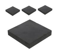 Yardwe 4 Pièces Tapis de Protection Caoutchouc Antivibrations Lot de Coussins Isolants pour Équipement de Fitness Du Bruit et Dérapant pour Tapis de Course et Machines Elliptiques
