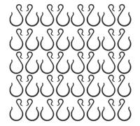 Yardwe 40 Pièces Crochet de Drainage en Plastique Réutilisable de S, Facile à Fixer Main, Dimensions 7x4,3x1,5 Cm, pour Bordures D'évier et Éponges Jardin ou Buanderie