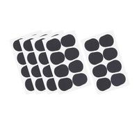 Yardwe 40 Pièces Patch D'embout Buccal Ovale Noir Adhésif pour Saxophone et Clarinette, Coussinet Confortable et Antidérapant pour Protection et Meilleure Prise, Débutants