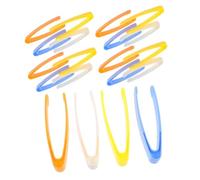 Yardwe 40 Pièces Plastic Tweezers For Fine Motor Skills Flat Tip Forceps For Outdoor Exploration Preschool Classroom Educational Toy Set