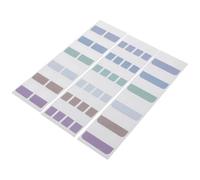 Yardwe 420 Onglets Adhésifs Professionnels en Pvc pour Classement et Repérage, Étiquettes de Dossier Colorées Auto-adhésives pour Bureau et Classe