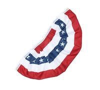 Yardwe 4pièces Fanions De Drapeau Américain Plissés Lot De Décoration Intérieure Et Extérieure Banderoles Patriotiques