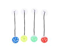 Yardwe 4pièces Jouets pour Lézards avec Ventouse Et Corde Balles à Cloche pour Dragons Barbus Et Reptiles