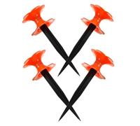 Yardwe 4pièces Support De Tuyau Arrosage Guide De Protection Piquets pour Jardin Extérieur Petits Supports Fournitures De Pelouse