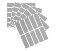Yardwe 5 ensembles Étiquettes à Gratter Rectangulaires Autocollantes de Cartes Gratter DIY avec Film de Couverture Argenté pour Programmes de Récompense Activités et Décorations