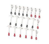 Yardwe 5 Ensembles Miniature Dollhouse Maintenance Tools Compact Metal Wrench and Hammer Set for Crafting Pretend Play and Dollhouse Decoration