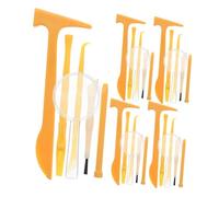 Yardwe 5 Ensembles Outils De Creusement pour Enfants Kits D'excavation Dino pour Les Enfants Outils De Géologie Outils De Jouets Outils De Construction De Jouets Kit De Fouille Orange PVC