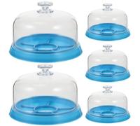 Yardwe 5 pièces Boîte de Réparation Montre avec Couvercle Anti-poussière pour Stockage et Rangement des Mouvements Plateau Compartimenté Plastique Outil Horlogerie Pratique pour