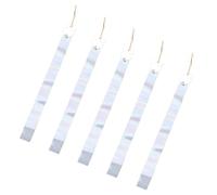 Yardwe 5 Pièces Effaroucheur Ruban Réfléchissant Effrayant, Ruban D'effroi en Pet, Style Assorti, Facile à Installer, Humain, pour Oiseaux et Pics, Ferme et Aéroport Plusieurs Styles