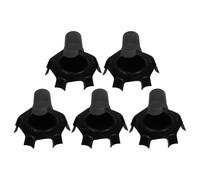 Yardwe 5 Pièces Housse de Base de Chaise de Bureau en Plastique Noir | Colonne Centrale et Base, Restaure L’apparence, N’entrave ni Levage ni Rotation, Usage Bureau