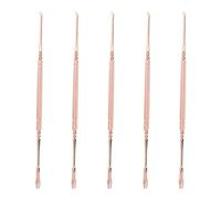 Yardwe 5 pièces Kit Nettoyant Cérumen Double Tête Acier Inoxydable Outil de Retrait et Sécurisé pour Oreilles Anti-rouille et Pratique pour Usage Quotidien