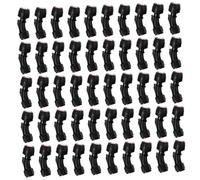 Yardwe 50 Pièces Arroseur De Vent Pulvérisation Haut pour Forme Ferme Buse Émetteur De Plein Air Conseils Pulvérisateurs Pulvérisateur De Jardin Jardinage Remplacement PE Noir