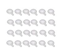 Yardwe 50 Pièces Couineur de Remplacement, Bruit Clair et Fort, PE Blanc | Insert de Réparation, Tailles Variées, Accessoire pour Jouets, Rend les Jeux Plus Amusants