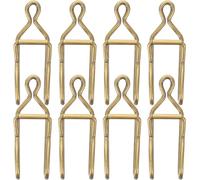 Yardwe 50 pièces Lot de Fermoirs Clips Fer pour Chaîne de Montre de Poche Accessoires DIY Résistants Corrosion Faciles à Installer pour Chaînes Mode et Bricolage