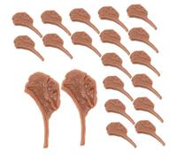 Yardwe 50 Pièces Miniature Simulated Steak Realistic Fake Meat Prop for Photography Kitchen Decor and Market Display Detailed Mini Beef Model for Collectors and DIY Craft