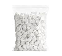 Yardwe 500 Pièces Masque Léger Compressé Blanc Non en Tissu et Jetable Tissé Absorbant pour Soins du Visage en Voyage Tour