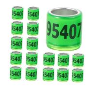 Yardwe 50pièces Lot de Bagues pour Pigeons De Course Anneaux Identification pour De Pigeons Et Autres Oiseaux