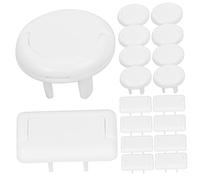 Yardwe 50pièces Lot de Cache-prises de Sécurité Garçon Fille pour Prises Électriques Versions à Deux et Trois Broches Protection Anti-électrocution