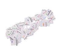 Yardwe 57 Cartes d'Apprentissage des Accords de Guitare pour Débutants Affiche Pédagogique Portable Diagrammes Clairs Guide d'Accords Complet et Outil Pratique pour Cours et Répétitions