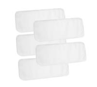 Yardwe 5pièces Serviette Hygiénique Pour Garçon Fille Couches Respirante Imperméable Coton Lot De Blancs