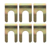 Yardwe 6 Pièces Colliers de Serrage U Métal Lot de Pinces de Fixation Durite Frein Clips Positionneurs Durites pour Diverses Marques Automobiles Maintien Précis Conduites de Frein
