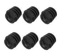 Yardwe 6 Pièces Lot de Bouchons Étanches pour Kayak avec Anneau de Tirage Bouchons Caoutchouc Résistants pour Drainage et Étanchéité des Vidange Compatibles Canoës et Bateaux Sit-Top