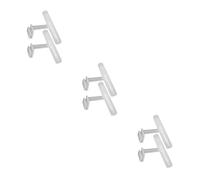 Yardwe 6 Pièces mangeoire pour Les Oiseaux perchoirs de pour Oiseaux perchoir d'oiseau de Bureau Perchoir en Acrylique pour Cage d'oiseaux Perchoir pour Cage d'oiseaux Blanche