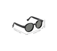 Yardwe 6 Pièces Mini Lunettes pour Poupées Plastique Accessoires Colorés pour Costumes de Peluches et Figurines Lunettes Cosplay DIY et Accessoires Photo pour Animaux