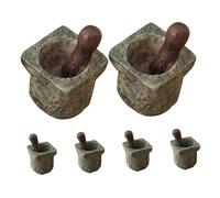 Yardwe 6 Pièces Mini Mincer Accessoires Décoratifs Pierre pour Maison de Poupées Outils de Construction Miniature et Décor pour Scènes DIY Micro Modèle et Bureau