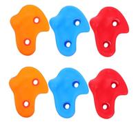 Yardwe 6 Pièces Prises Escalade Épaisses pour Mur Escalade Accessoires de Terrain de Jeu Grip Sûr et Facile à Installer Usage Intérieur et Extérieur pour Garçon Fille et Adultes