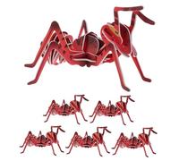 Yardwe 6 Pièces Puzzle Carton Kit Stem Éducatif Scientifique Garçon Fille Créatif Modèle Insecte Réaliste pour Apprentissage Biologie