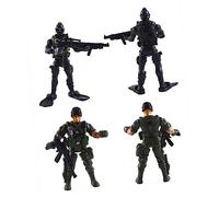 Yardwe 6 Pièces Spécial Forces Modèles Amusants pour Interactions Parent Garçon Fille Figurines Détachables pour Filles et Garçons B