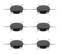 Yardwe 6 Pièces Stylo à Points Structure Rotative et Guide Métallique Noir Portable en Acrylique et Acier Inoxydable Raffiné pour Nail Art pour Manucure et Événements Sociaux
