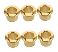 Yardwe 6 pièces Vintage Style Guitar Tuner Bushings Metal Ferrules For Bass And Electric Guitar Replacement Hardware And Easy To Install