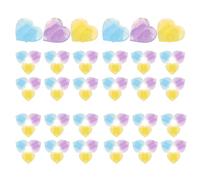 Yardwe 60 Pièces Lot de Perles de Rayons en Plastique Forme Cœur pour Décoration Roues de Vélo Installation Facile et Sécurité Renforcée sur Routes Urbaines et Chemins de Campagne