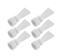 Yardwe 6pcs Buse de Pompe à Eau pour Aquarium en PC Blanc, Raccord de Retour d'eau de Bec de Canard 0,8 Pouce, Réglable pour Aquarium et Pompe à Eau