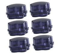 Yardwe 6pièces Cache De Bouton De Cuisinière à Gaz Protections De Bouton De Gaz Couvercles De Sécurité Pour Brûleur De Four Empêche Garçon Fille Animaux De Jouer Résistant Aux