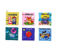 Yardwe 6pièces Lot De Éducatifs Tissu De Reconnaissance Des Animaux Jouets Éveil Pour Bébés