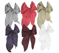 Yardwe 6pièces Pins à Cheveux Forme De Nœud Accessoires Pour Cheveux Pour Nœuds Tissu Pour Mariage Et Anniversaire